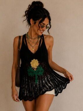 Vintage  crochet tunic